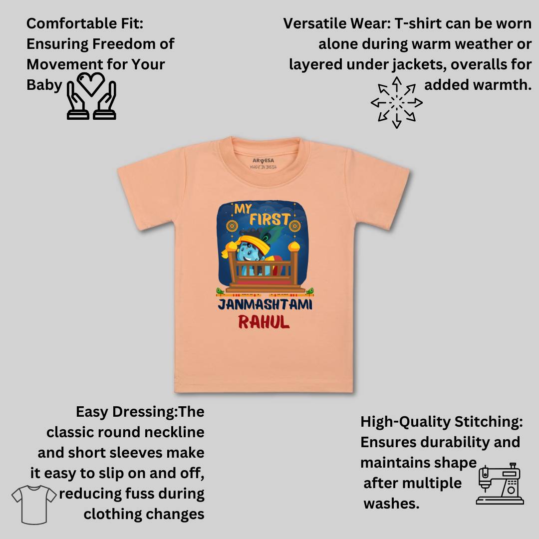 Arvesa My First Janmashtami Baby Boy & Girl Dress