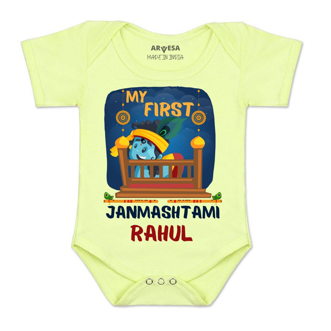 Arvesa My First Janmashtami Baby Boy & Girl Dress