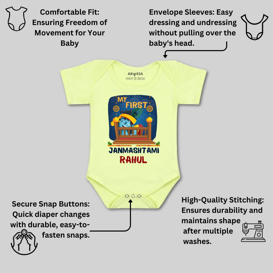Arvesa My First Janmashtami Baby Boy & Girl Dress