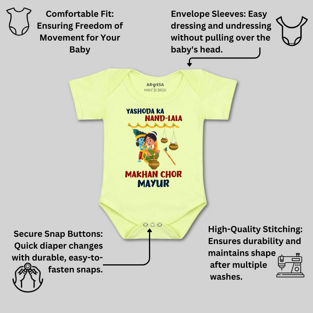 Arvesa My First Janmashtami Baby Boy & Girl Dress