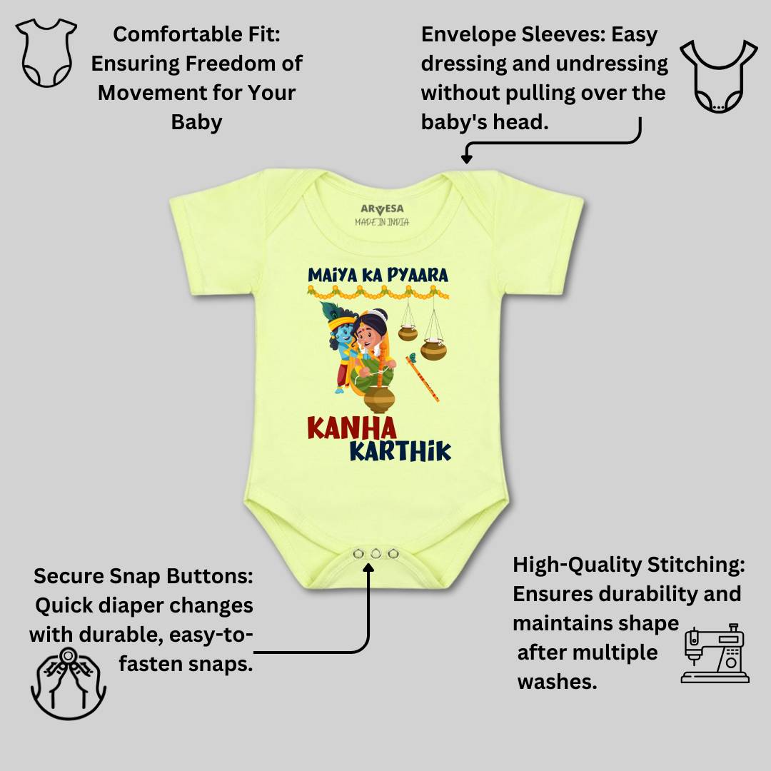 Arvesa My First Janmashtami Baby Boy & Girl Dress