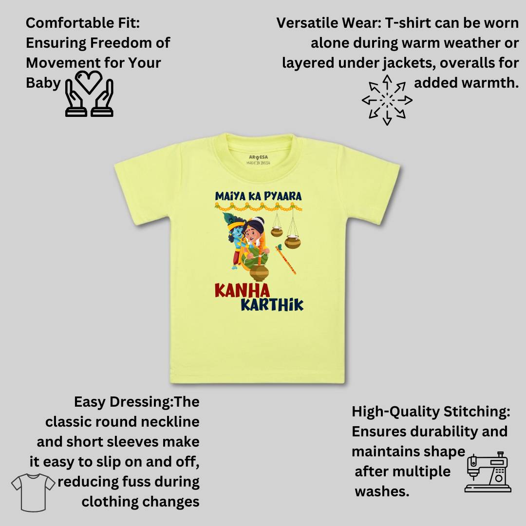 Arvesa My First Janmashtami Baby Boy & Girl Dress