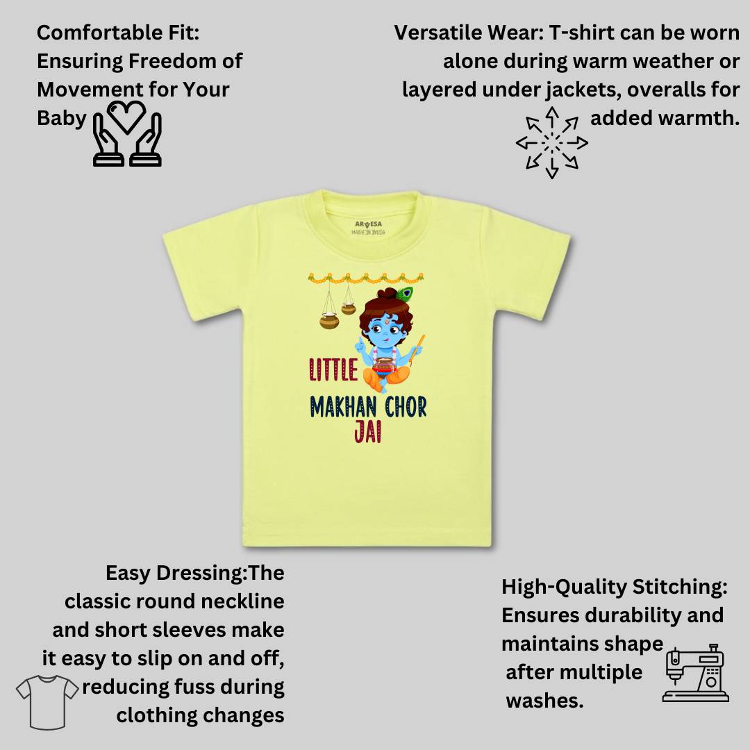 Arvesa My First Janmashtami Baby Boy & Girl Dress