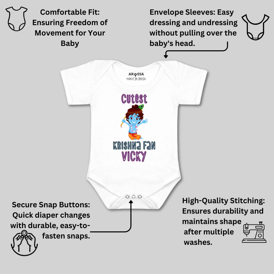 Arvesa My First Janmashtami Baby Boy & Girl Dress