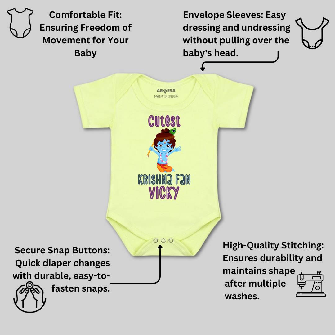 Arvesa My First Janmashtami Baby Boy & Girl Dress