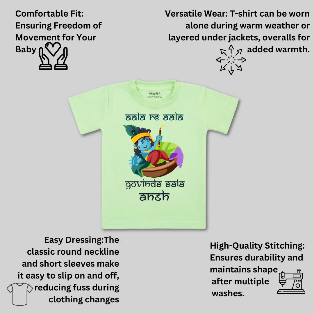 Arvesa My First Janmashtami Baby Boy & Girl Dress