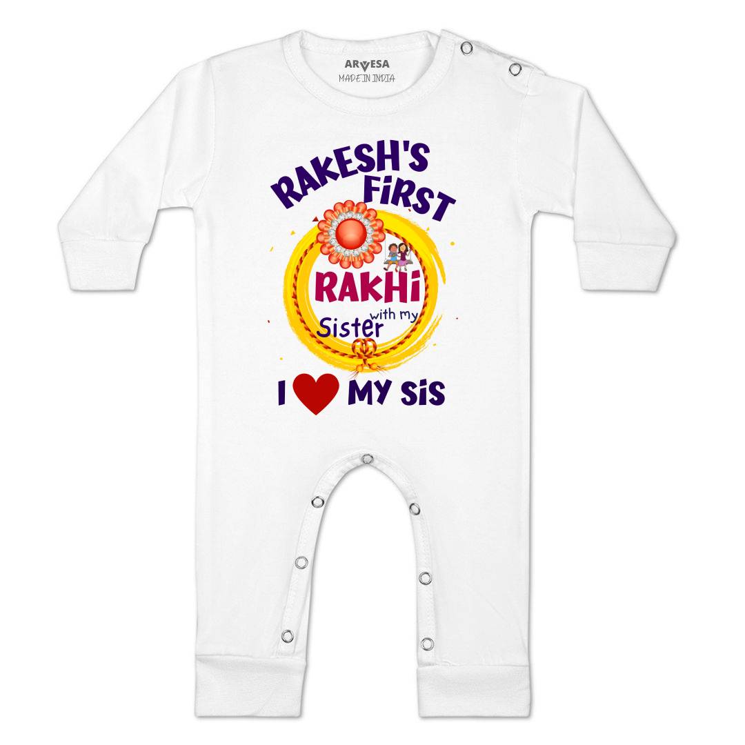 Arvesa My First Rakhi Baby Boy & Girl Dress