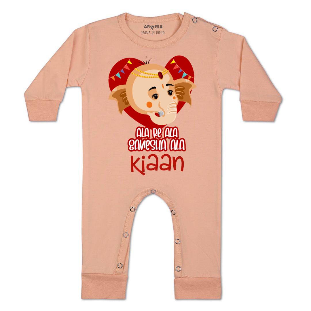 Arvesa My First Ganesh Chaturthi Baby Boy & Girl Dress