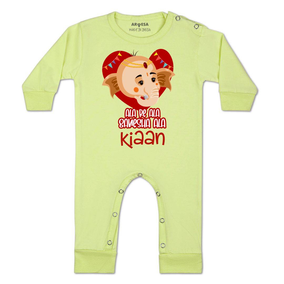 Arvesa My First Ganesh Chaturthi Baby Boy & Girl Dress