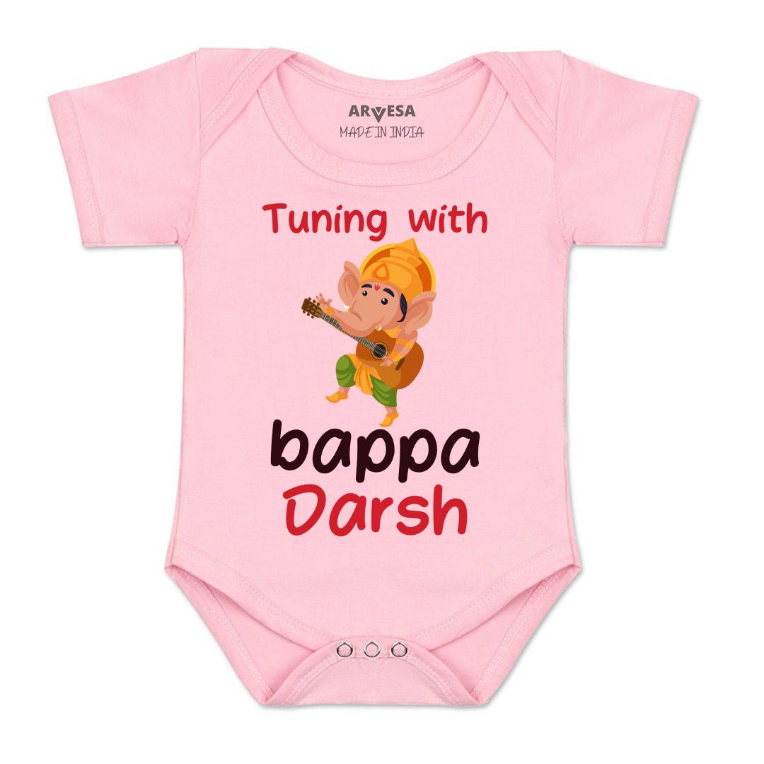 Arvesa My First Ganesh Chaturthi Baby Boy & Girl Dress