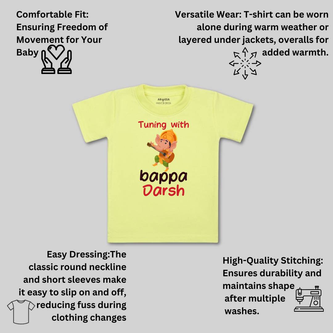 Arvesa My First Ganesh Chaturthi Baby Boy & Girl Dress