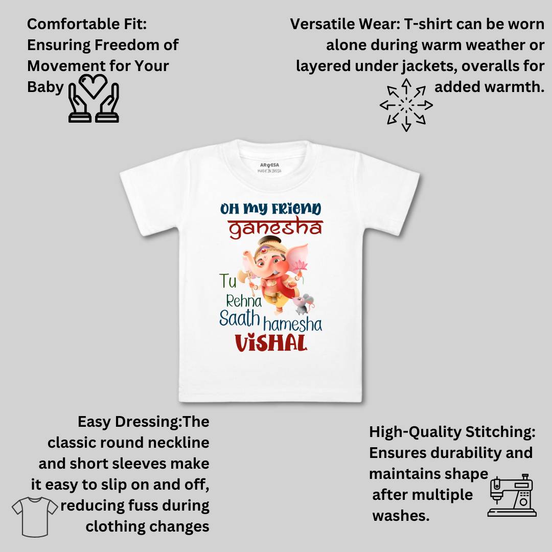 Arvesa My First Ganesh Chaturthi Baby Boy & Girl Dress