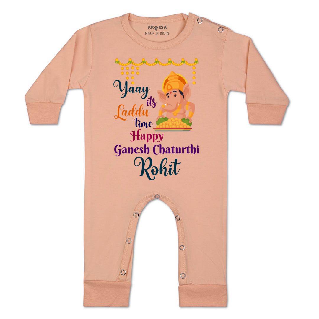 Arvesa My First Ganesh Chaturthi Baby Boy & Girl Dress