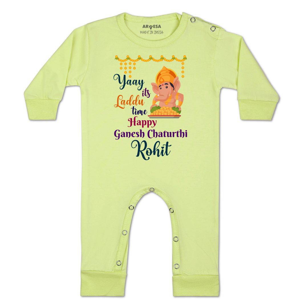 Arvesa My First Ganesh Chaturthi Baby Boy & Girl Dress