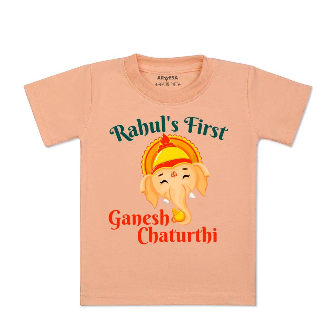 Arvesa My First Ganesh Chaturthi Baby Boy & Girl Dress