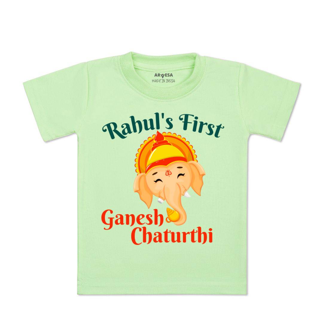 Arvesa My First Ganesh Chaturthi Baby Boy & Girl Dress