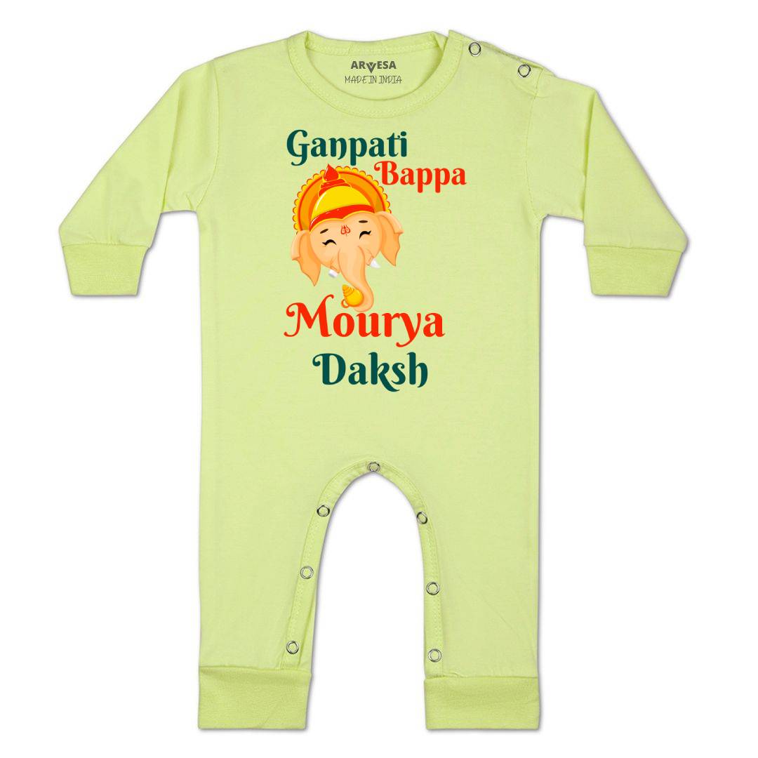 Arvesa My First Ganesh Chaturthi Baby Boy & Girl Dress