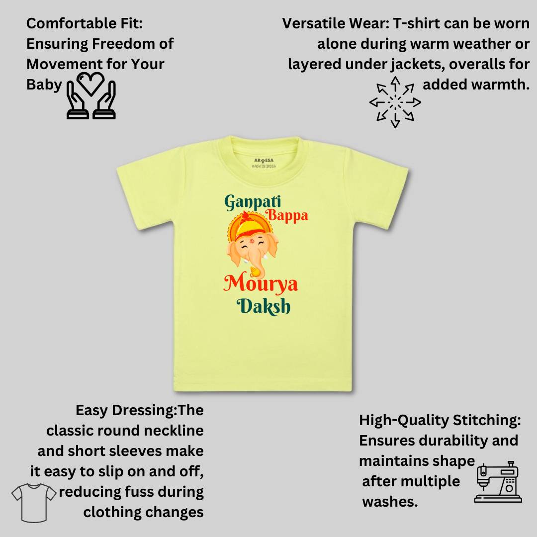 Arvesa My First Ganesh Chaturthi Baby Boy & Girl Dress