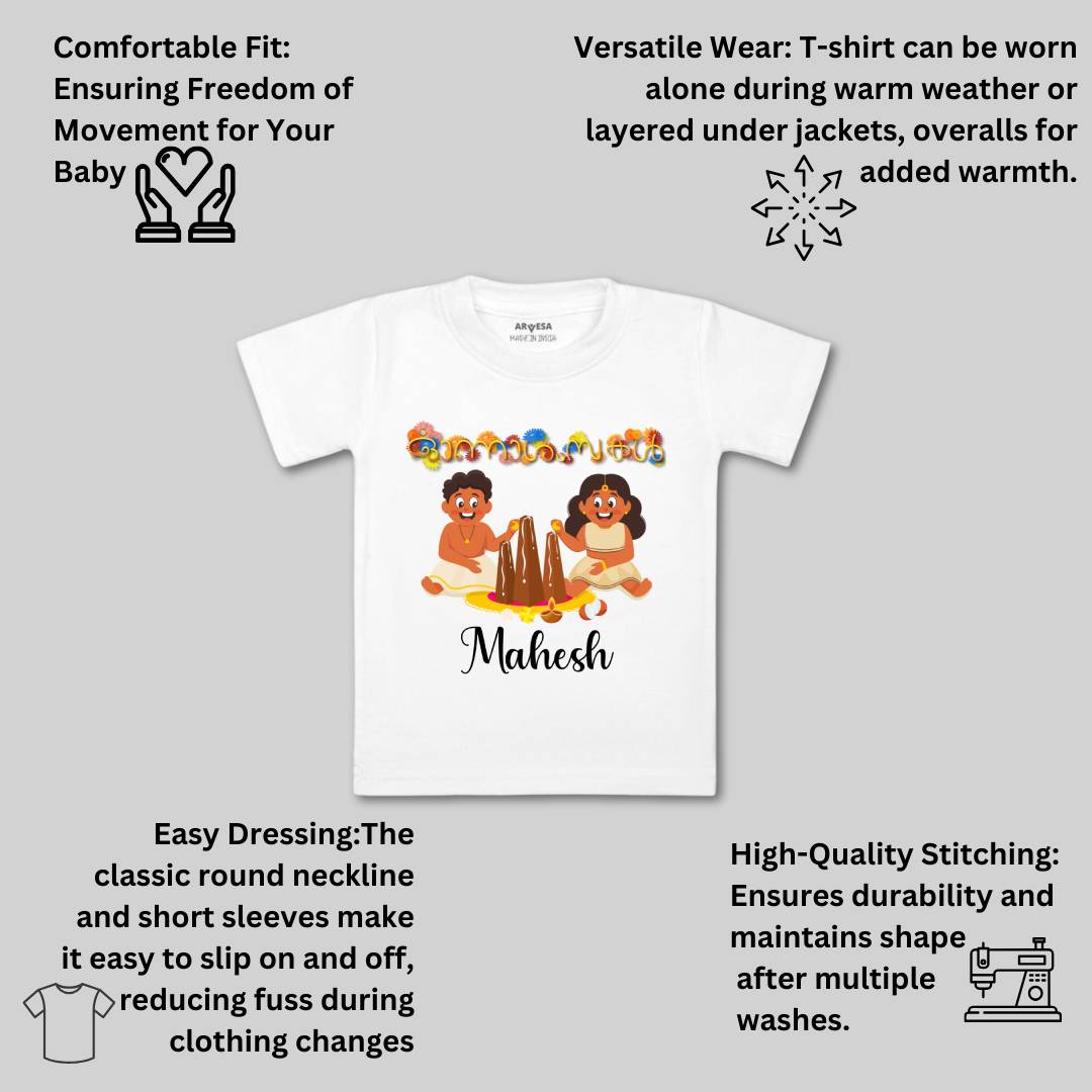 Arvesa My First Onam Baby Boy & Girl Dress