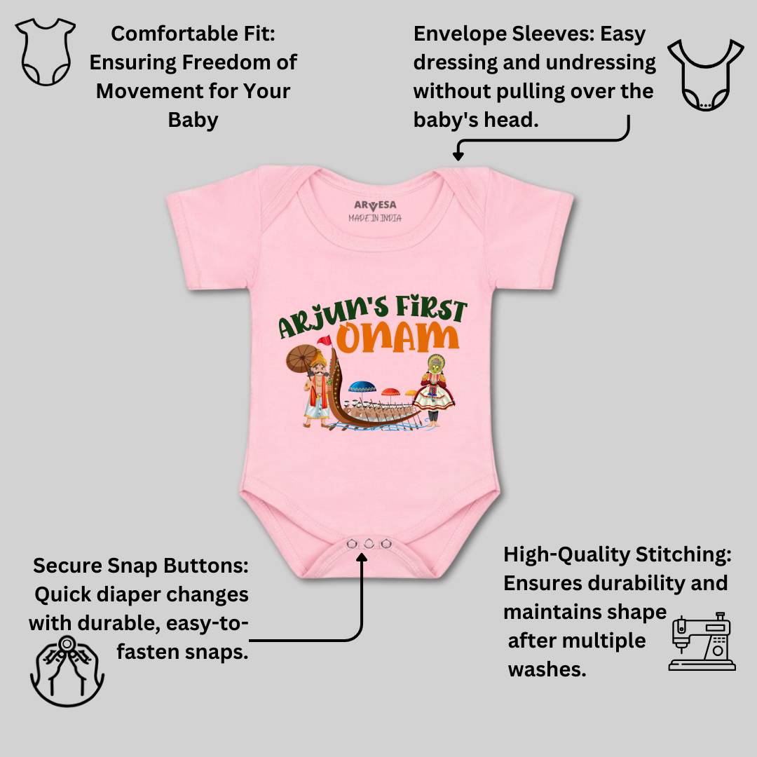 Arvesa My First Onam Baby Boy & Girl Dress