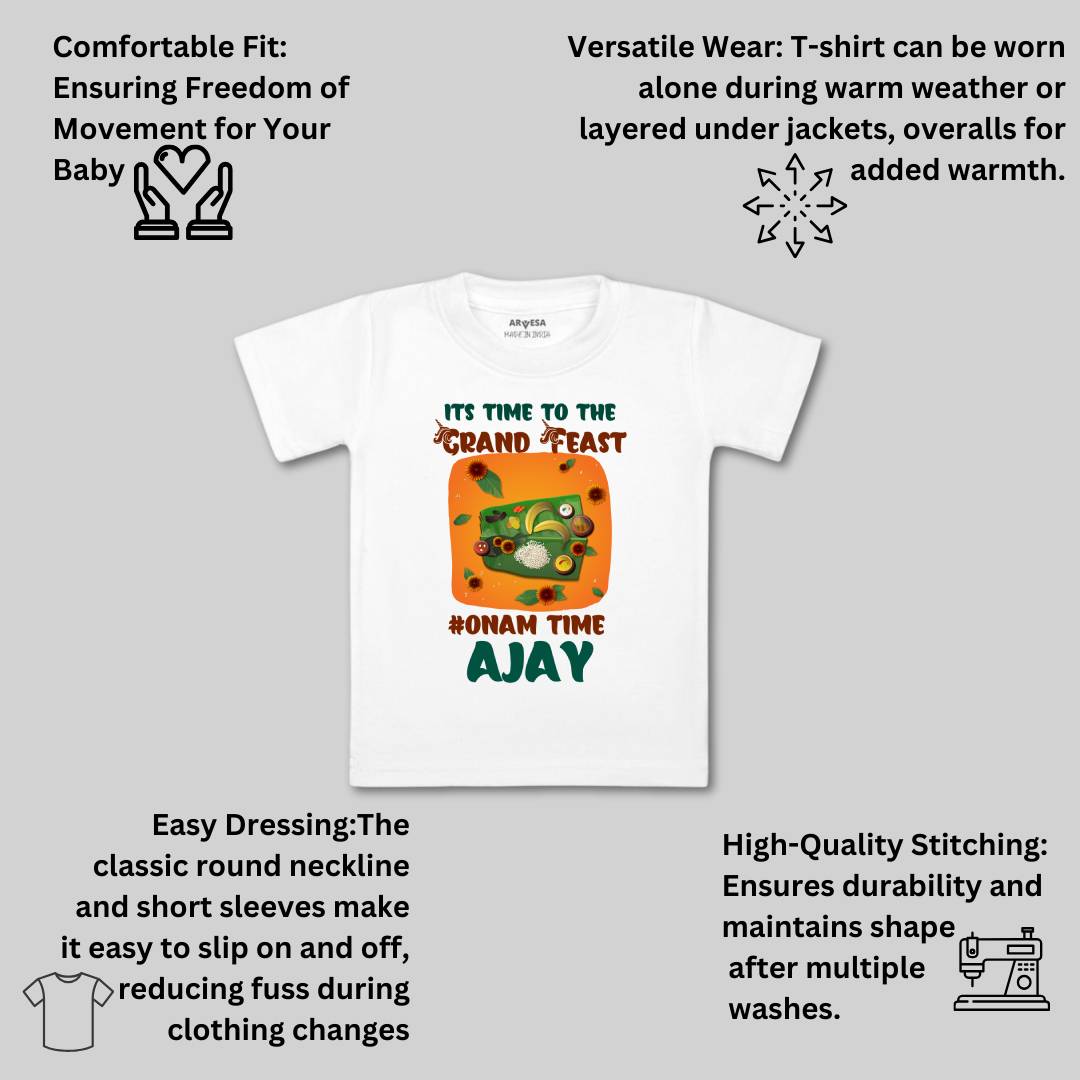 Arvesa My First Onam Baby Boy & Girl Dress