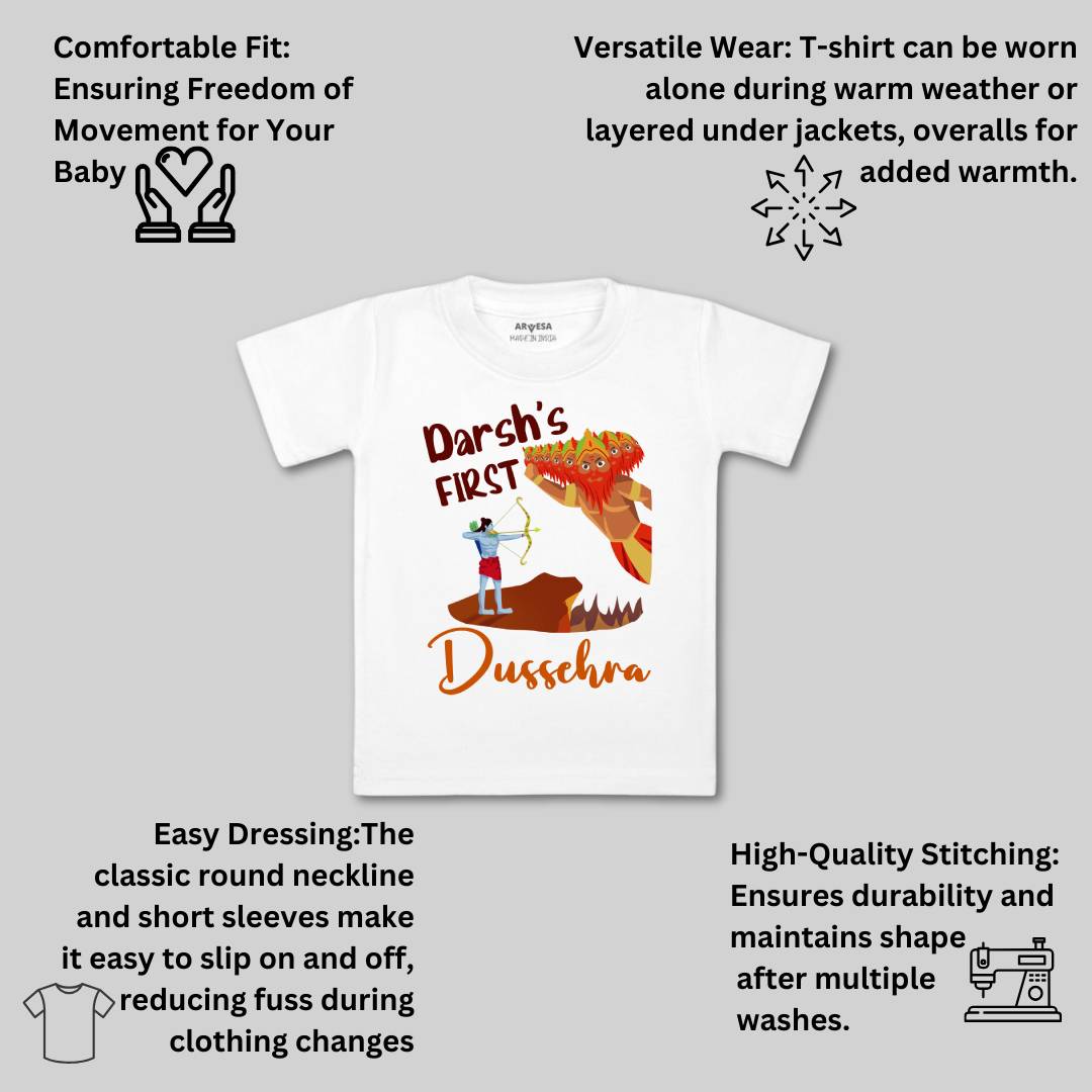 Arvesa My First Dussehra Baby Boy & Girl Dress