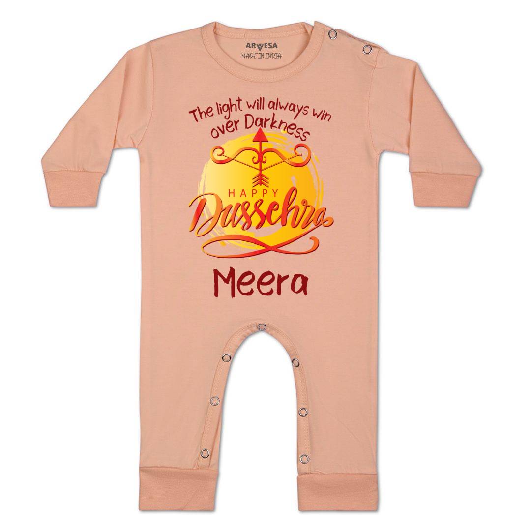 Arvesa Happy Dussehra Baby Boy & Girl Dress