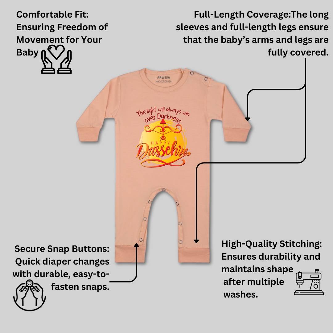 Arvesa Design-1084 Dussehra Navratri Durga My First Baby Boy and Baby Girl Dress .