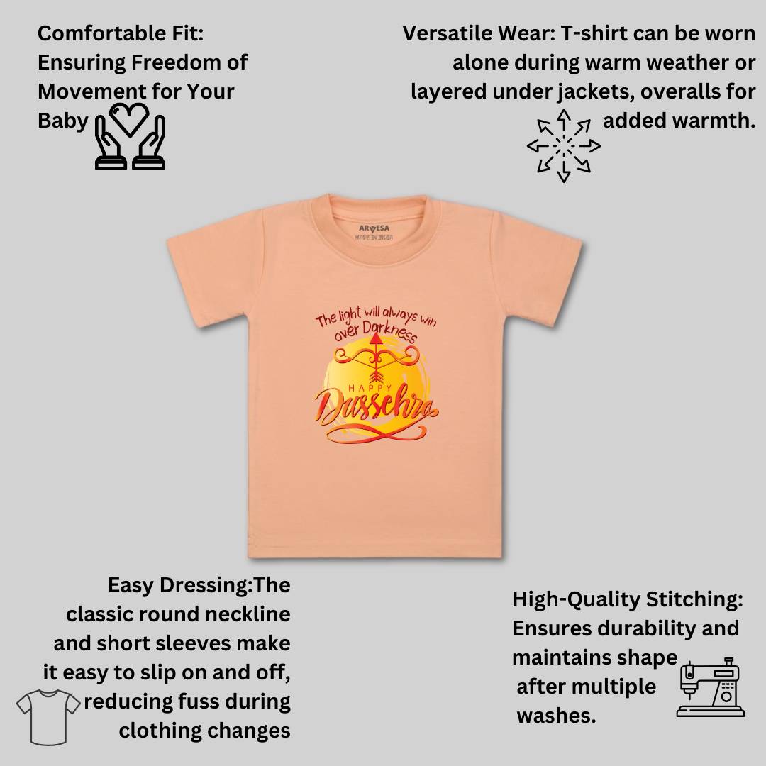 Arvesa Design-1084 Dussehra Navratri Durga My First Baby Boy and Baby Girl Dress .