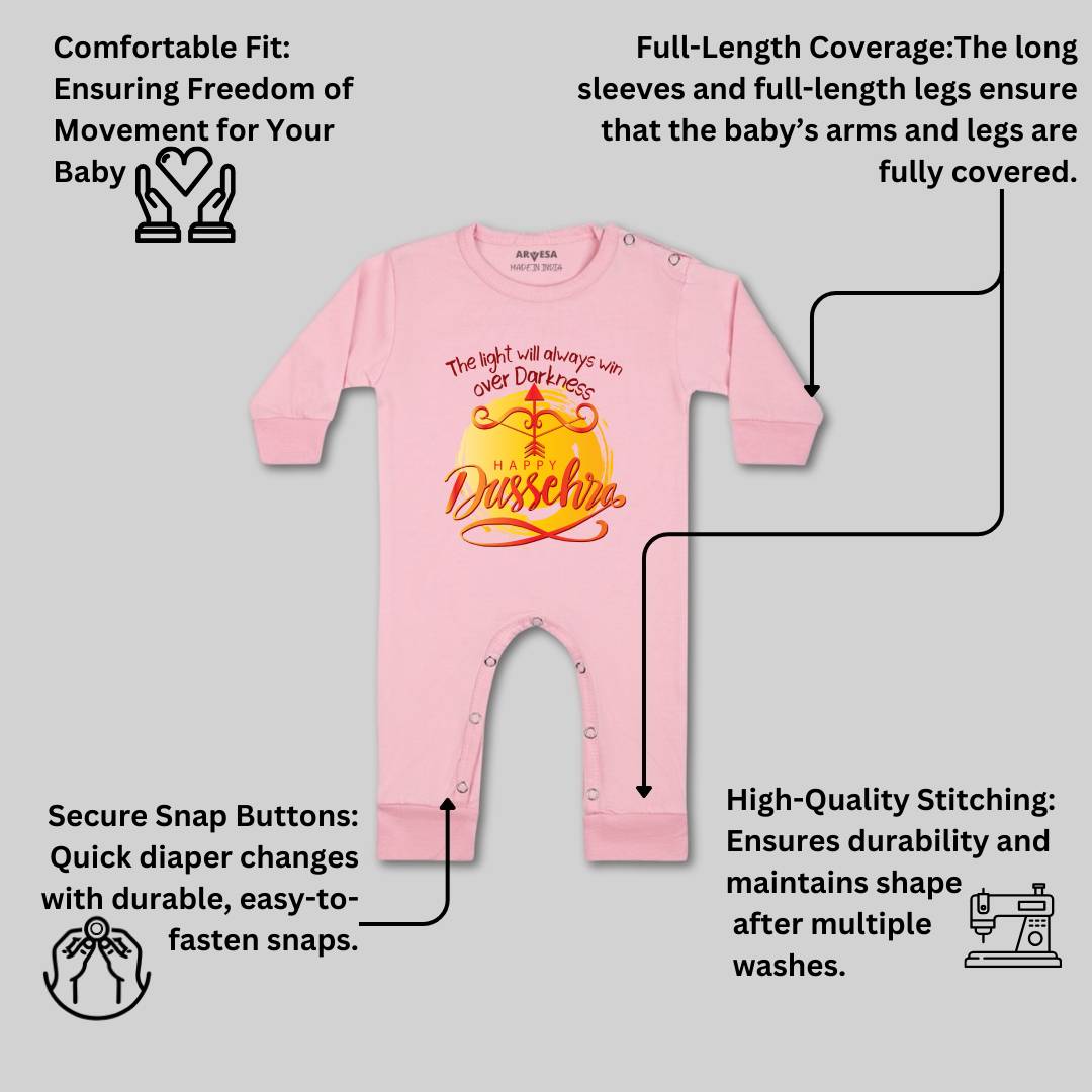 Arvesa Design-1084 Dussehra Navratri Durga My First Baby Boy and Baby Girl Dress .