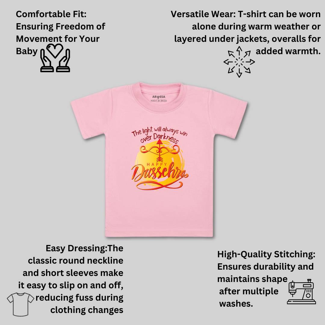 Arvesa Design-1084 Dussehra Navratri Durga My First Baby Boy and Baby Girl Dress .