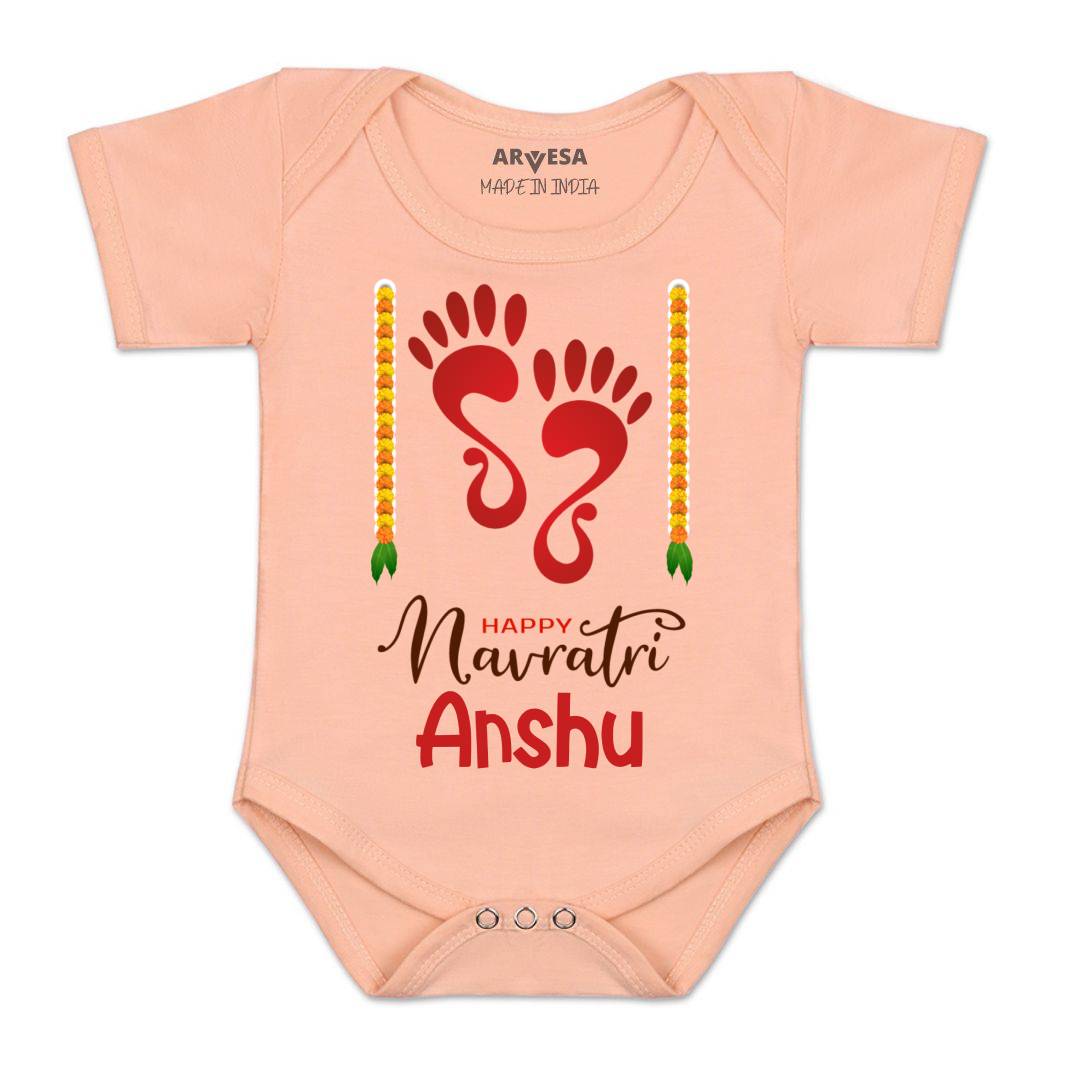 Arvesa Happy Navratri Baby Boy & Girl Dress