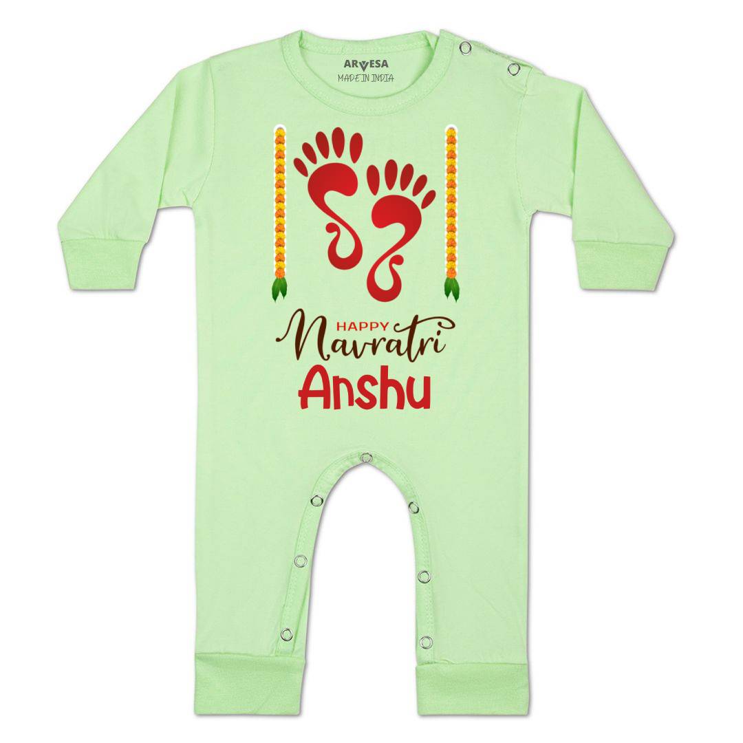 Arvesa Happy Navratri Baby Boy & Girl Dress