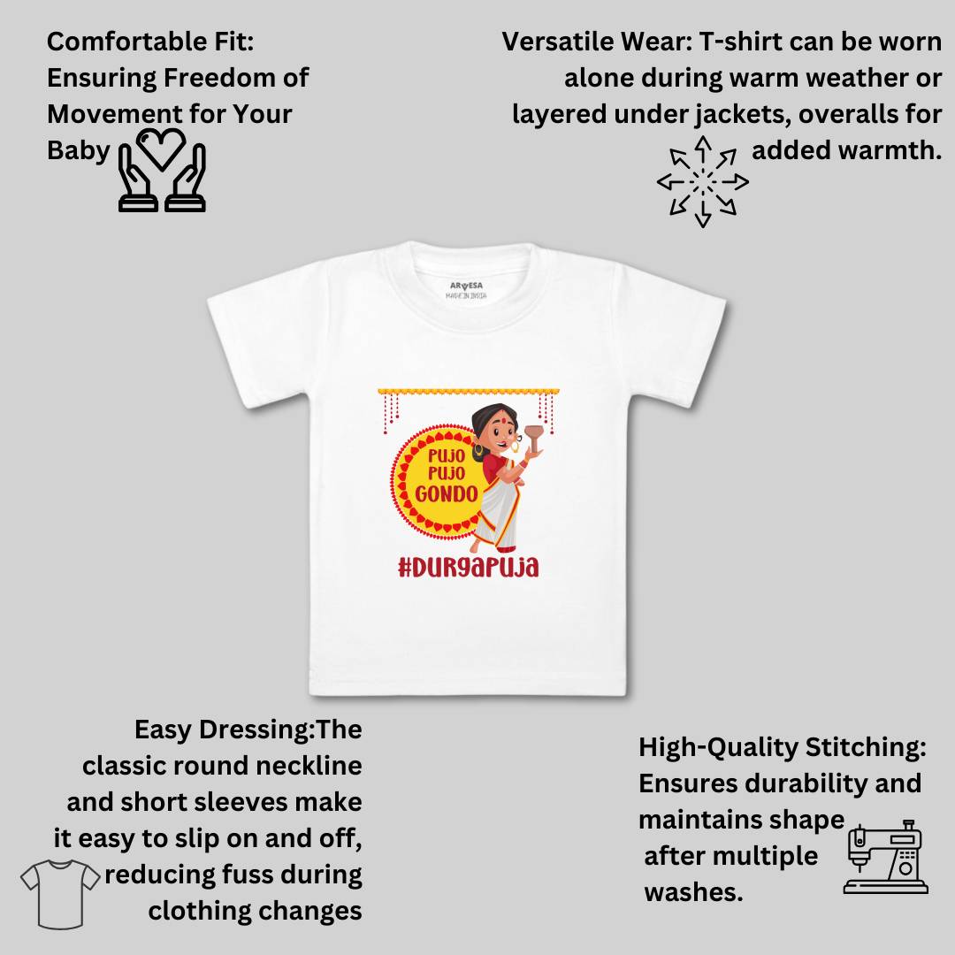 Arvesa Design-1093 Dussehra Navratri Durga My First Baby Boy and Baby Girl Dress .