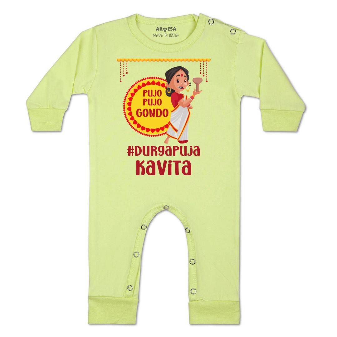 Arvesa My First Durga Puja Baby Boy & Girl Dress