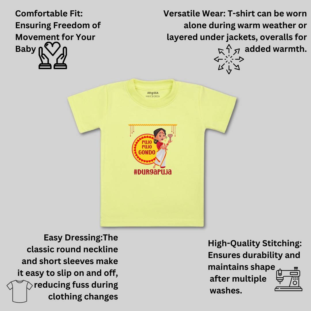 Arvesa Design-1093 Dussehra Navratri Durga My First Baby Boy and Baby Girl Dress .