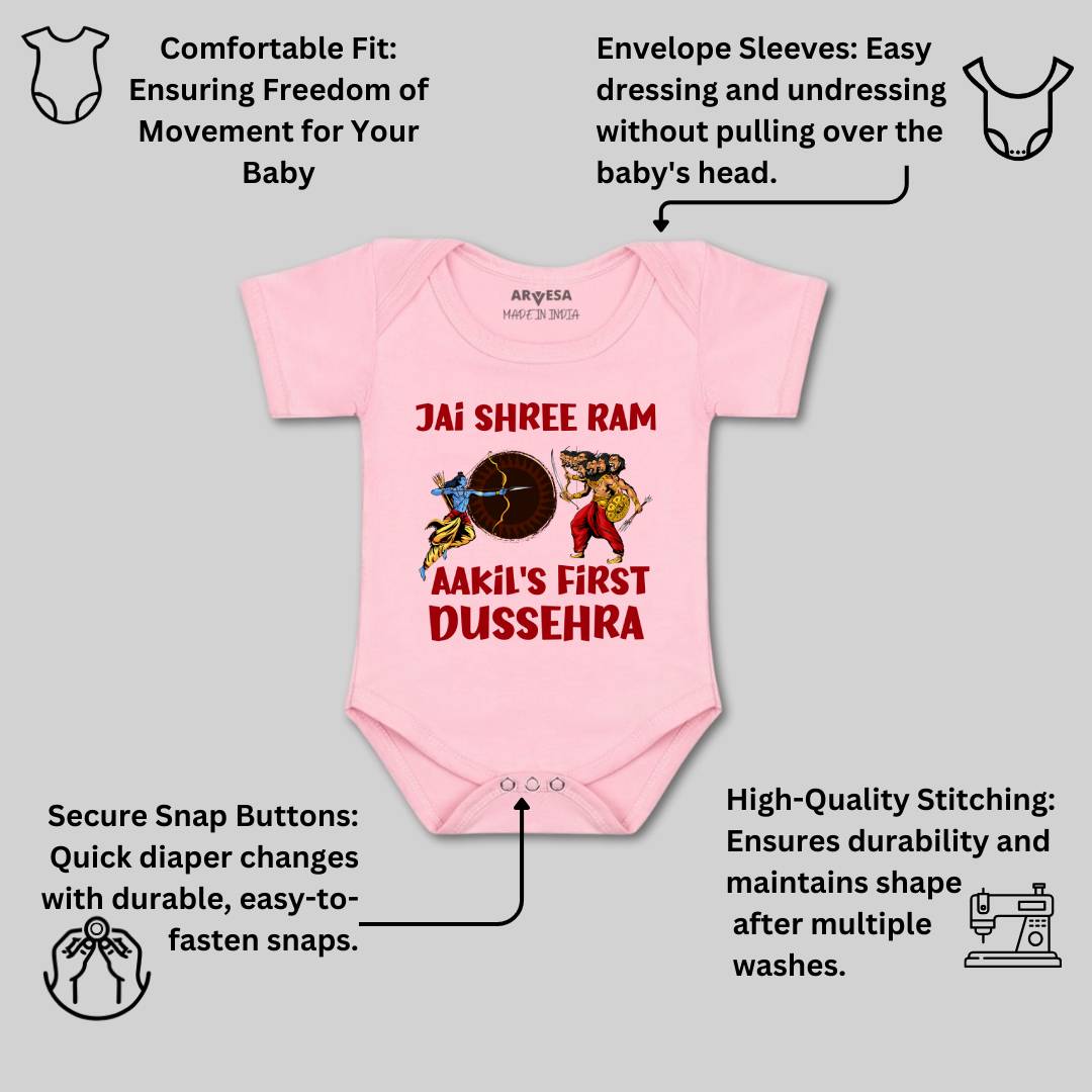 Arvesa My First Dussehra Baby Boy & Girl Dress
