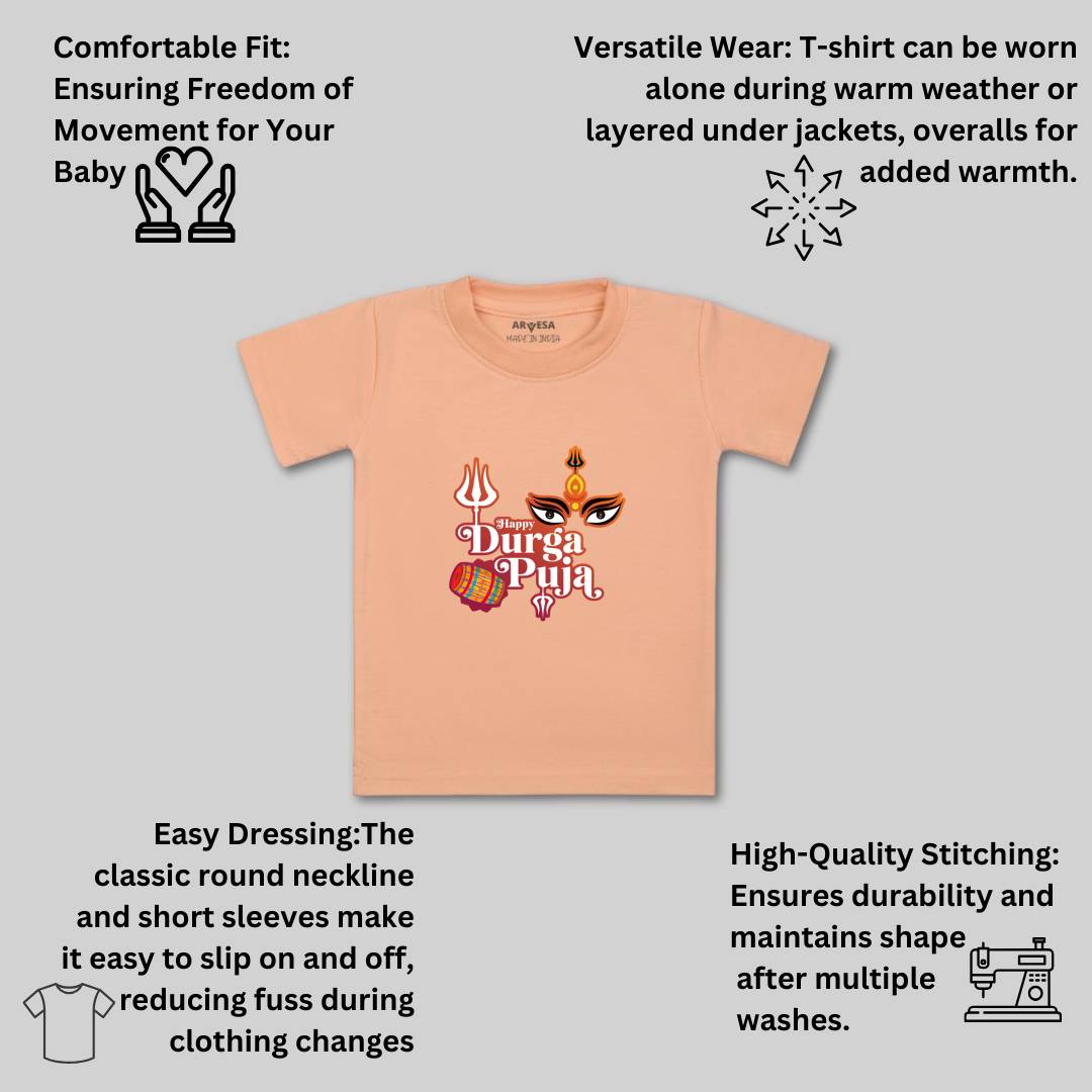 Arvesa Design-1099 Dussehra Navratri Durga My First Baby Boy and Baby Girl Dress .