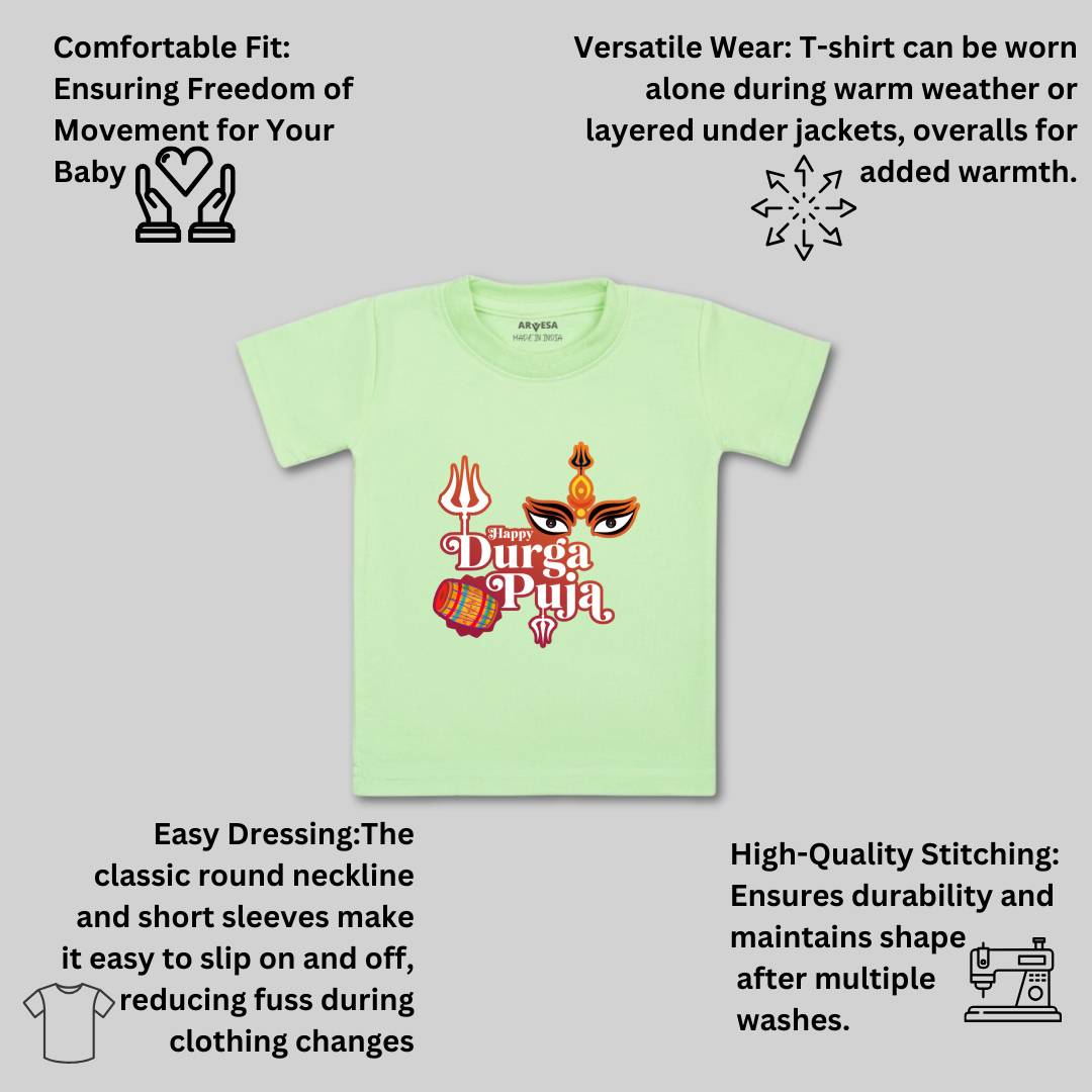 Arvesa Design-1099 Dussehra Navratri Durga My First Baby Boy and Baby Girl Dress .