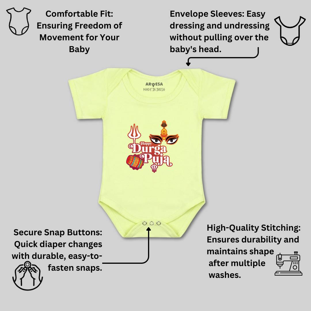 Arvesa Design-1099 Dussehra Navratri Durga My First Baby Boy and Baby Girl Dress .