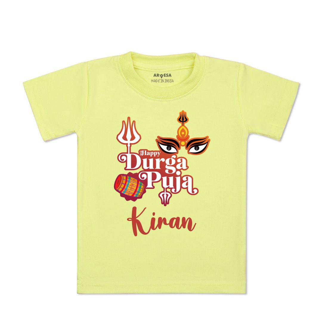 Arvesa Happy Durga Puja Baby Boy & Girl Dress