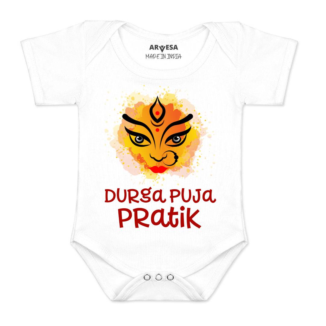 Arvesa Durga Puja Baby Boy & Girl Dress
