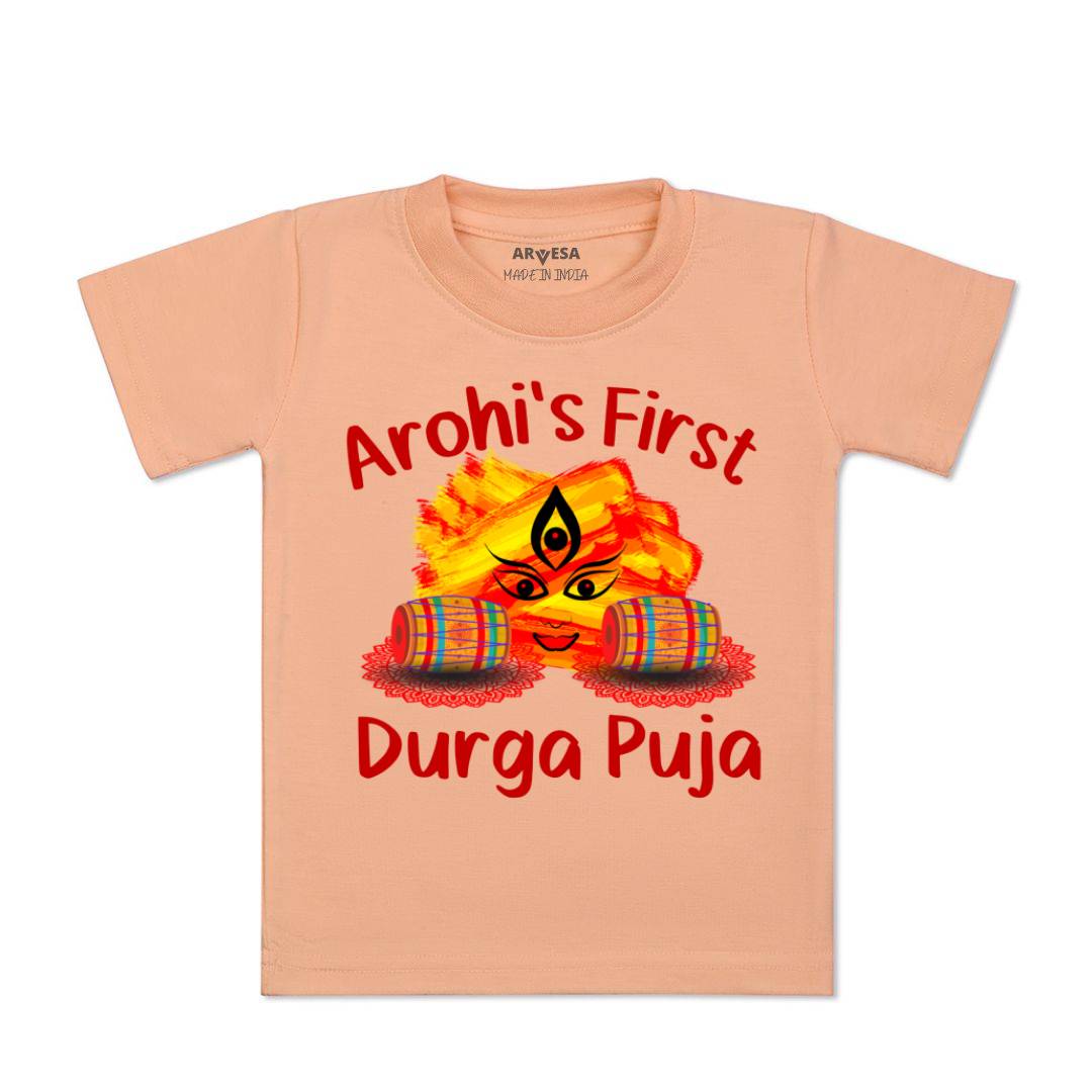 Arvesa My First Durga Puja Baby Boy & Girl Dress