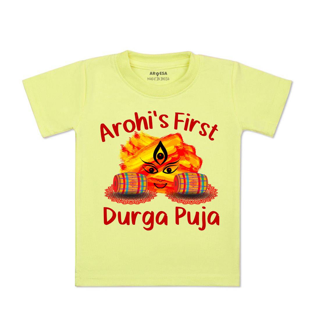 Arvesa My First Durga Puja Baby Boy & Girl Dress