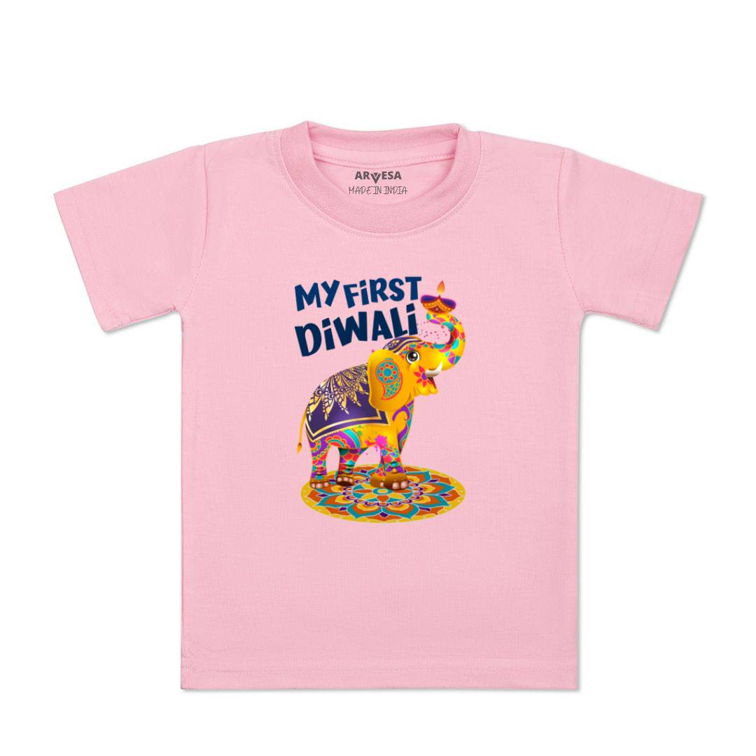 Arvesa Design-1106 Diwali My First Baby Boy and Baby Girl Dress .