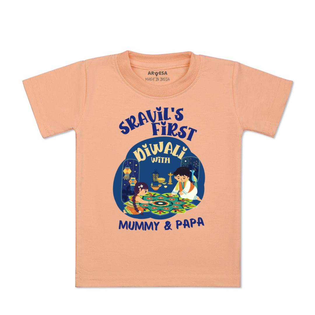 Arvesa My First Diwali Baby Boy & Girl Dress