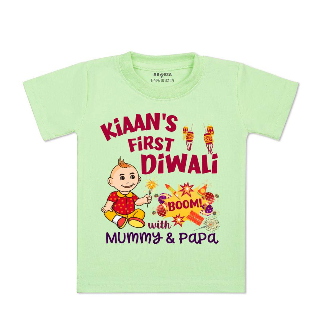 Arvesa My First Diwali Baby Boy & Girl Dress