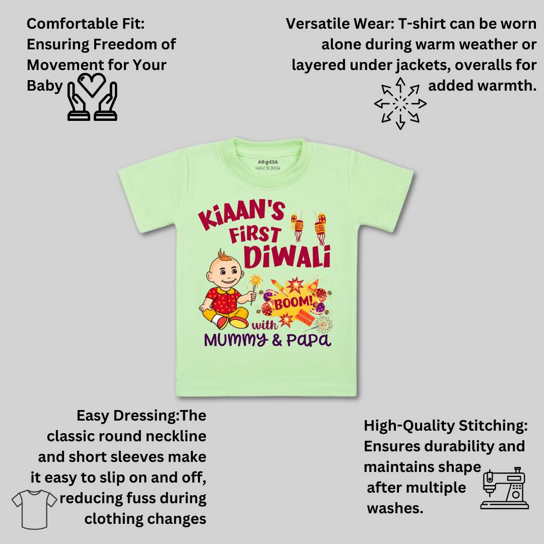 Arvesa My First Diwali Baby Boy & Girl Dress