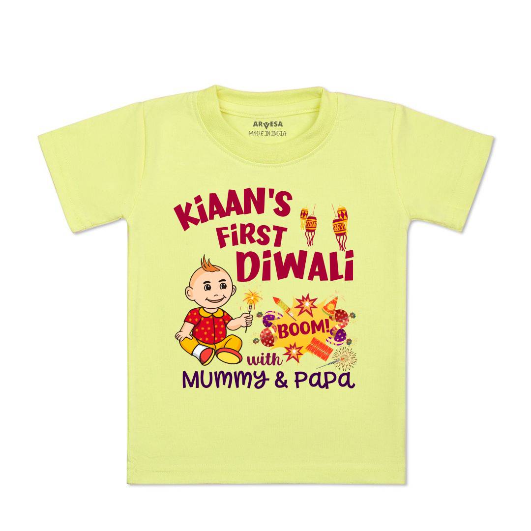 Arvesa My First Diwali Baby Boy & Girl Dress