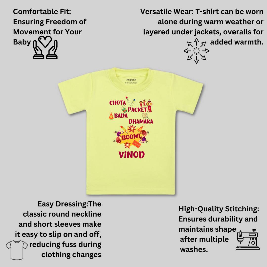 Arvesa My First Diwali Baby Boy & Girl Dress